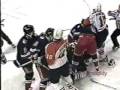 Tikkanen slashing Lindros 96-97 playoffs