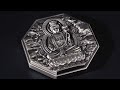 MAHASTHAMAPRAPTA THE EIGHT PROTECTORS SERIES 2023 120 mm 5 oz Pure Silver High Relief Coin with 28.5 oz of Pure Copper Core