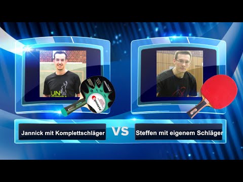 Die Challenge: Komplettschläger vs. normaler Schläger | Tischtennis Helden
