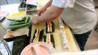 Sushi making - Time lapse