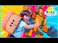 Nintendo Labo Build and Control Your Own Giant Robot with Cardboard!!!