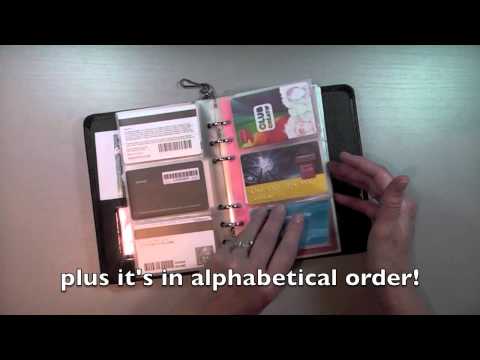 how to organize wallet