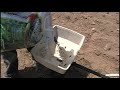 Planting the Food Plot with a Single Row Hand Seeder by Mid West Products GSF-31M John Deere 140
