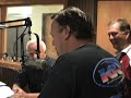 Kurt and Warren Johnson at KLIZ in Brainerd