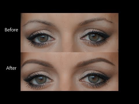 how to repair over plucked eyebrows