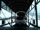 This is how the cars get on the train from Oberwald to Realp. Then it goes to a 15 km long tunnel trough the mountain.