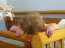 Charlotte Chattering in Crib