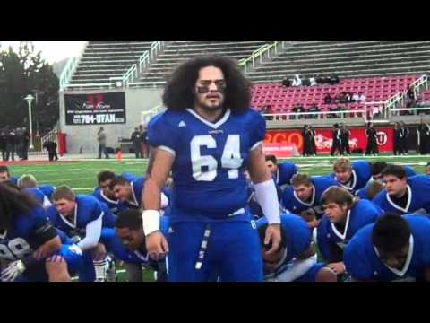 Bingham High Miners Football Haka Dance 11-11-10.