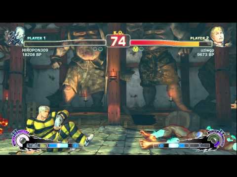 SSF4: HIROPON (Seth) VS uziwgp (Cody)