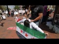 I added a video to a @YouTube playlist http://t.co/dboGWlSn Flash Mob for Syria (Boston) Stop the killing we