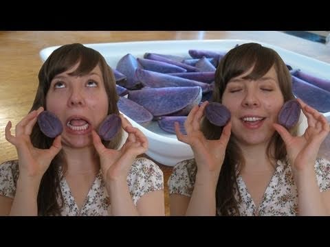 how to cook with purple potatoes