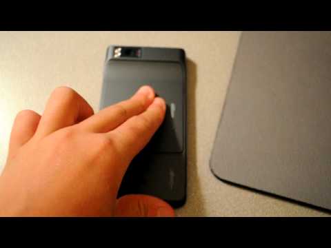 how to get droid x battery out