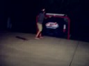 cam trying to do a skatebarding trick