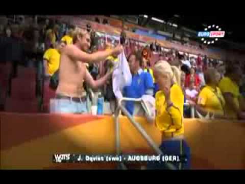 Trikottausch bei der Frauen WM