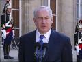 videos de El primer ministro israelí, Benjamin Netanyahu, en París