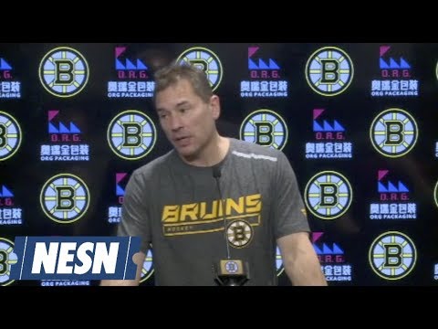 Video: Bruce Cassidy On Charlie McAvoy's Punctuality To Bruins Workouts