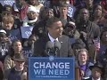 Barack Obama in Raleigh, North Carolina