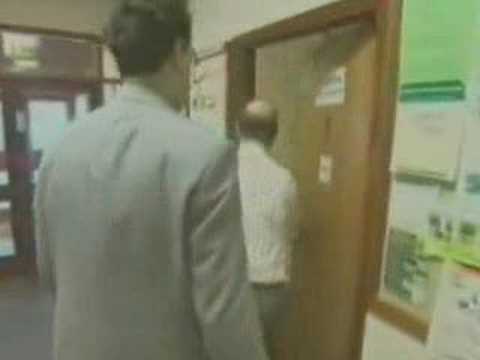 Borat learns how to play bowls