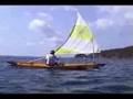 Big Inflatable Ocean Kayak Under Sail - Sevylor SVX500DS