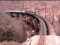 NS circus train on Garwood trestle