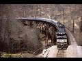NS circus train on Garwood trestle