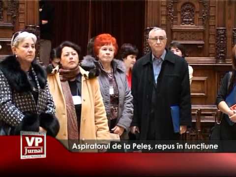 Aspiratorul de la Peleş, repus în funcţiune