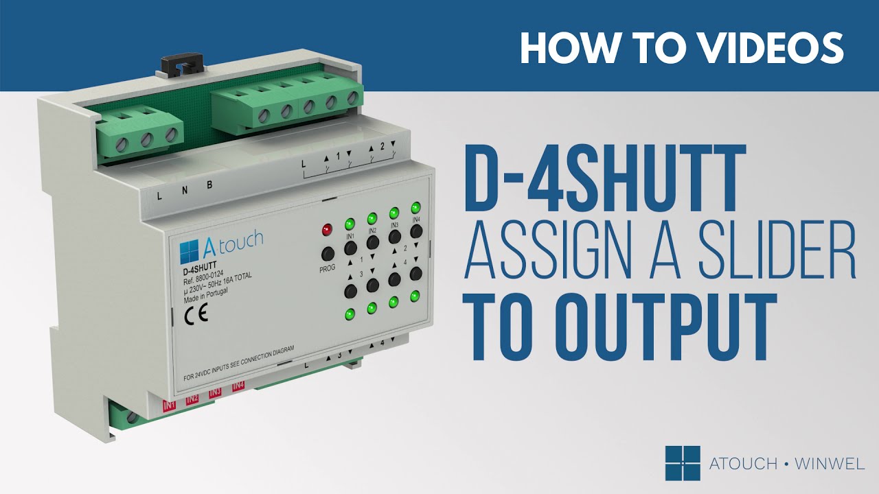 Como atribuir um controle de deslize ao estore