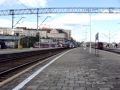 EP07-374 z Bosmanem i EP07-1063 z TLK Gałczyńskim - mijanka na stacji Szczecin Główny