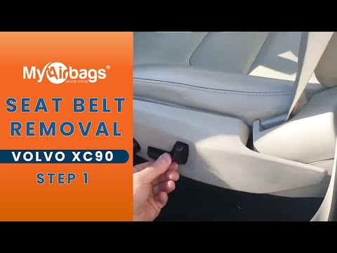 how to remove seat belt for volvo xc90 step 1  myairbags