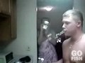 Drunk Dood Blowing Bubbles