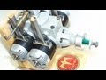 Micron 4 cylinder double twin model engine