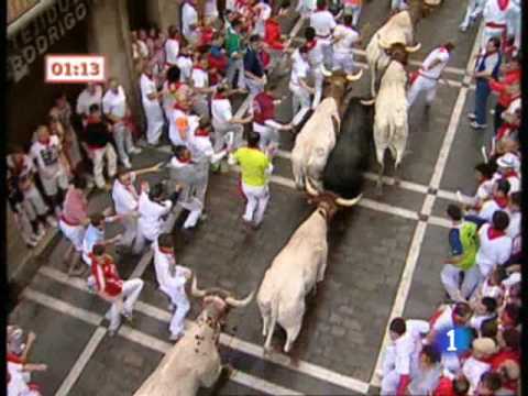 Segundo encierro Sanfermines 2009