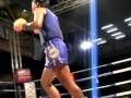 Claire (Tiger Muay Thai) wins 4th rd. TKO at MBK Center Bangkok