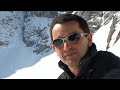 Extremely difficult & fearsome ski descent in Europe