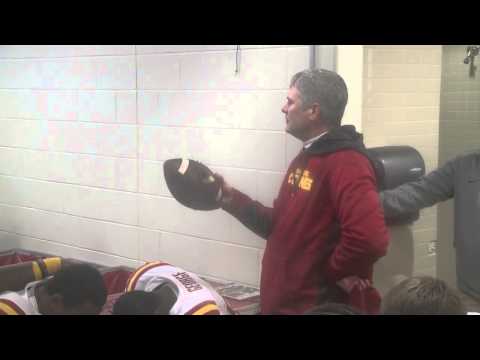 Paul Rhoads - The Iowa State football team celebrates a hard-fought win in 3OT at West Virginia.