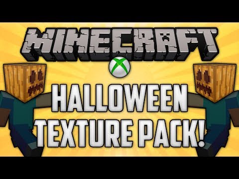 Minecraft: Halloween Texture Pack Review! (FREE on Xbox 360 Edition + Slenderman!)