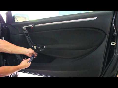 how to remove a c class door panel