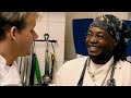 Ramsay actually finishes a plate in a kitchen nightmare and the place is smaller than most people's apts. This one will make you smile.