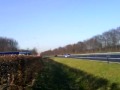 Luc met SR over autosnelweg Luc met SR over autosnelweg