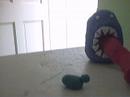 monster eating bug claymation