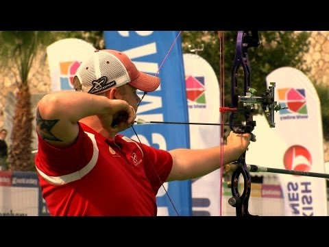 compound - Compound Men Gold Match from the second stage of the Archery World Cup 2013 in Antalya (TUR) Georg DOLLINGER (AUT) vs Patrick LAURSEN (DEN) Commentators : Ca...