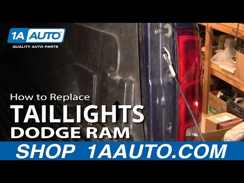 How To Install Repair Replace Broken Taillight Lens Dodge Ram 02-08 1AAuto.com