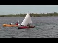 Kayak Sailing on a Klepper Foldable
