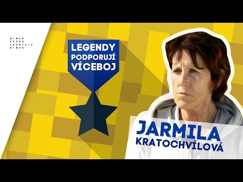 Legendy podporují víceboj - Jarmila Kratochvílová