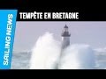 Tempête sur la pointe de Bretagne