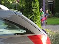 Jelle op de Honda Amigo \