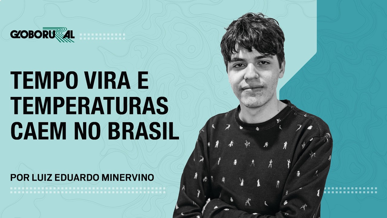 Tempo vira e temperaturas caem no Brasil | Globo Rural