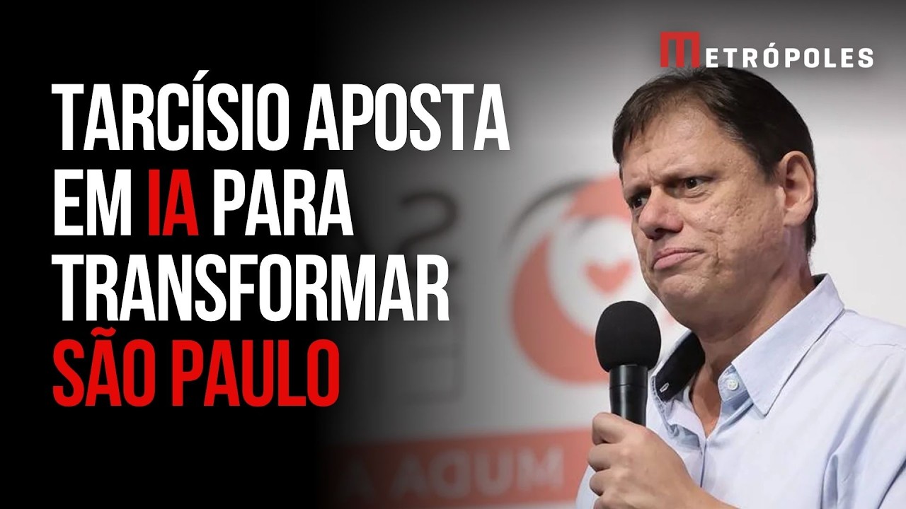 Plano de governo de Tarcísio terá uso da IA como um dos pilares