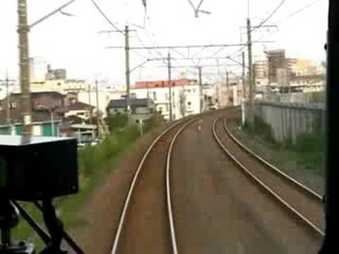 ＪＲ武蔵野線前面車窓三郷→南流山