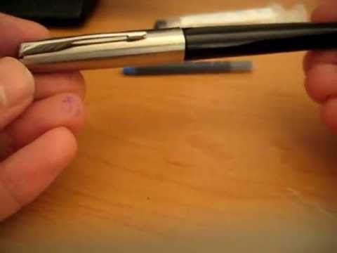 how to unclog mont blanc fountain pen